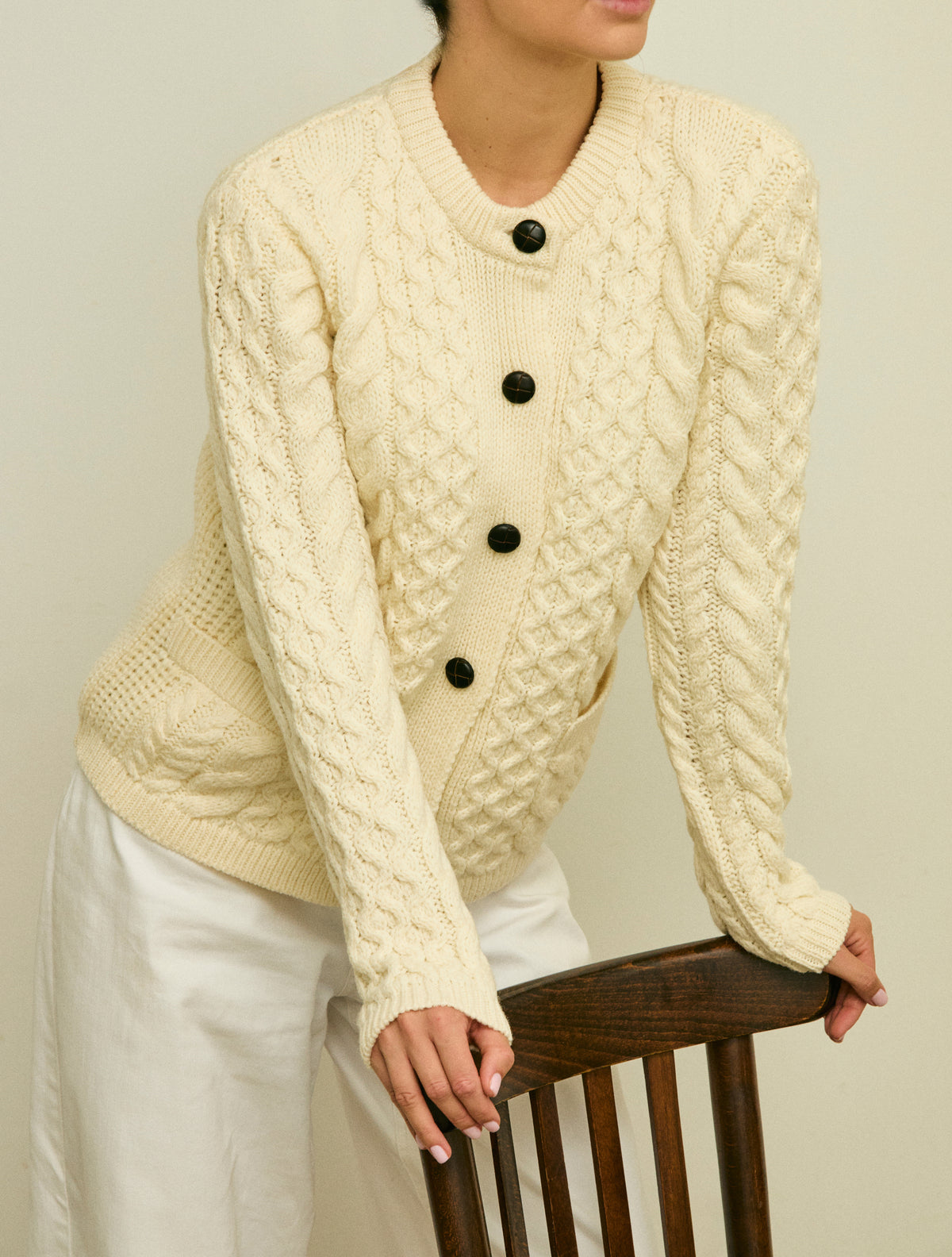 The Cable Cardigan